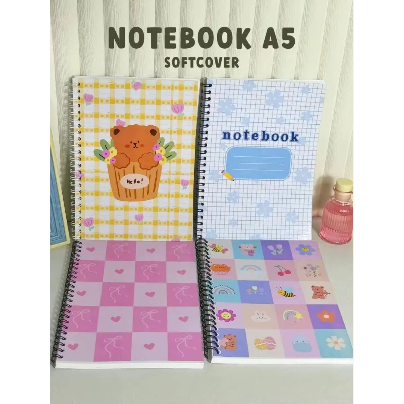 

Notebook A5 Spiral Buku Tulis Catatan Bergaris Aesthetic Notebook Journal