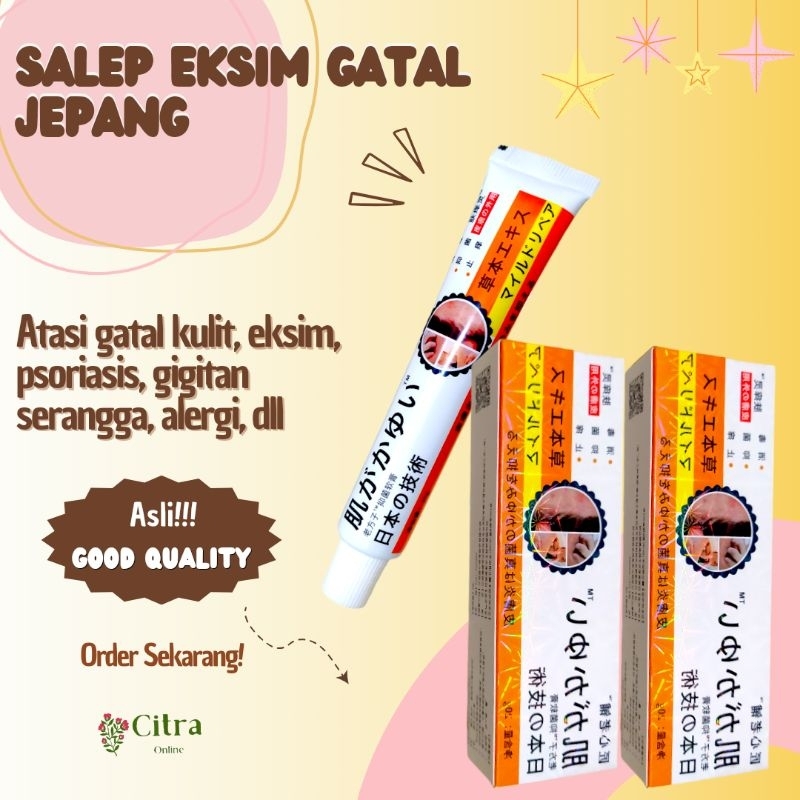 SALEP GATAL KULIT JEPANG KRIM EKSIM GATAL GATAL DERMATITIS PSORIASIS SPT ZUDAIFU