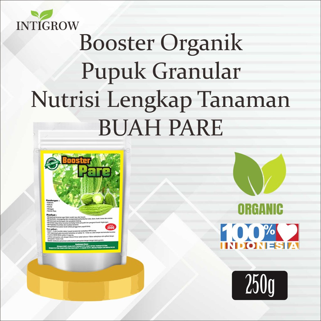 pupuk organik alami untuk tanaman pare, menyuburkan tanaman dan memperbanyak bakal buah