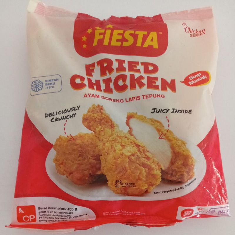 

Fiesta Fried Chicken 400gr / Ayam Goreng Lapis Tepung