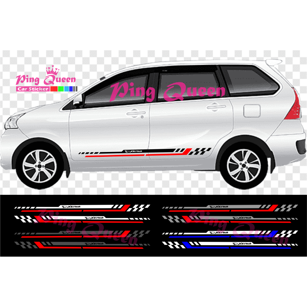 STICKER BODY SAMPING MOBIL XENIA STICKER CUTTING MOBIL DAIHATSU XENIA