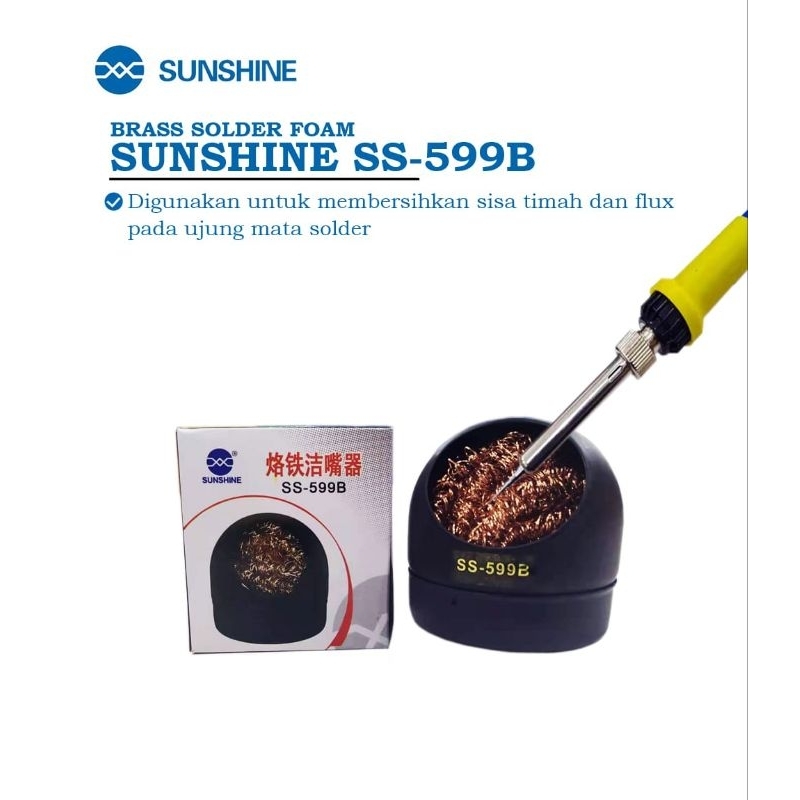 pembersih mata solder/busa solder kuningan original mantap