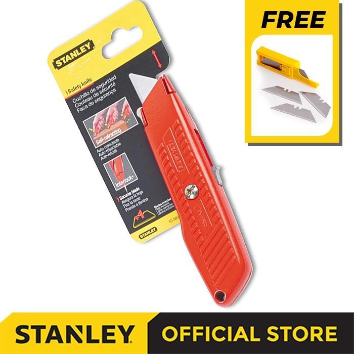 

Stanley Utility Knife Cutter Safety Lock Pisau Cutter 6inch 10-189C