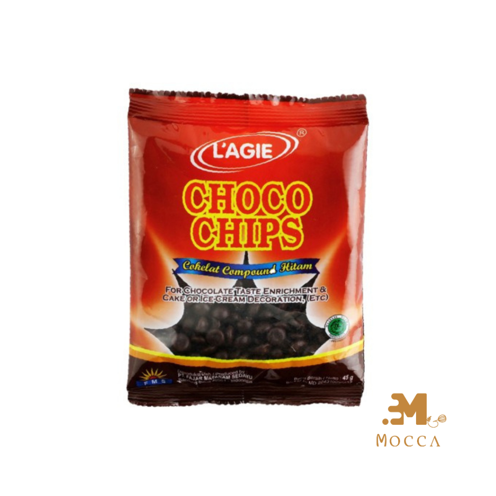 

L'AGIE CHOCO CHIPS COKLAT 45GR