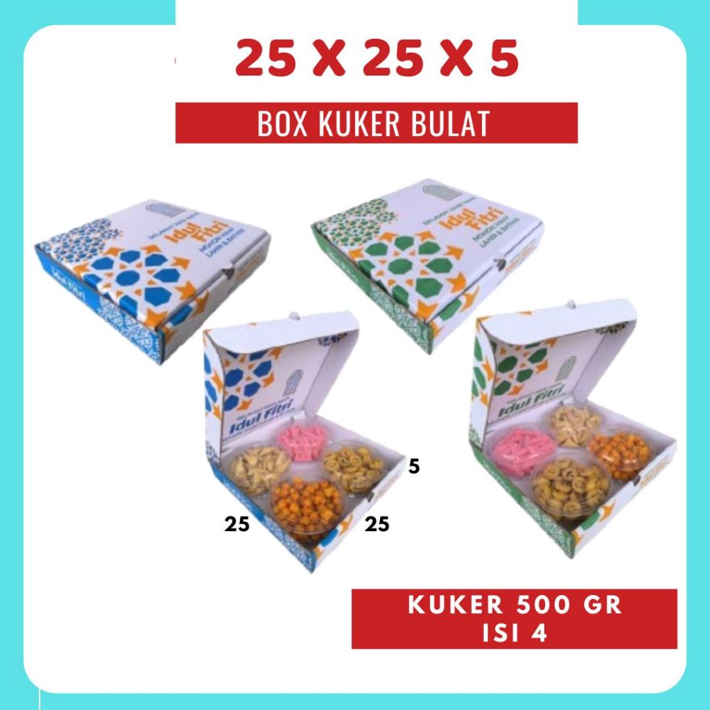 

Kardus Kuker 25x25x5 LD Box Ied Mubarok Dus Idul Fitri Lebaran Packing Kotak Kemasan Karton