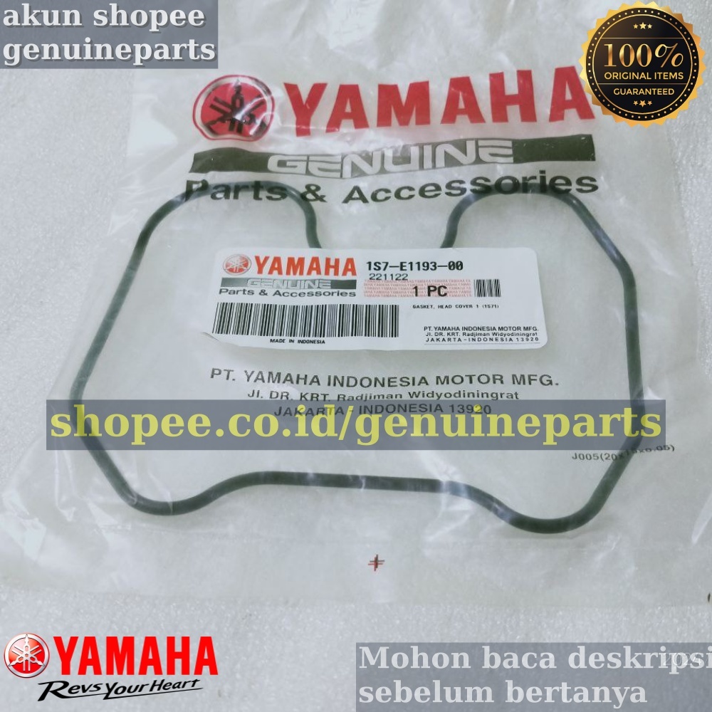 KARET SIL SEAL GASKET SILINDER HEAD KOP JUPITER MX 135 OLD LAMA ORI YAMAHA