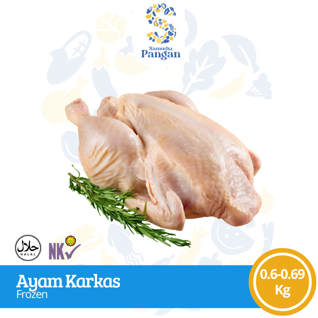 

Ayam Karkas Utuh 0.6-0.69 Kg / 600-690 gram Frozen Tangerang