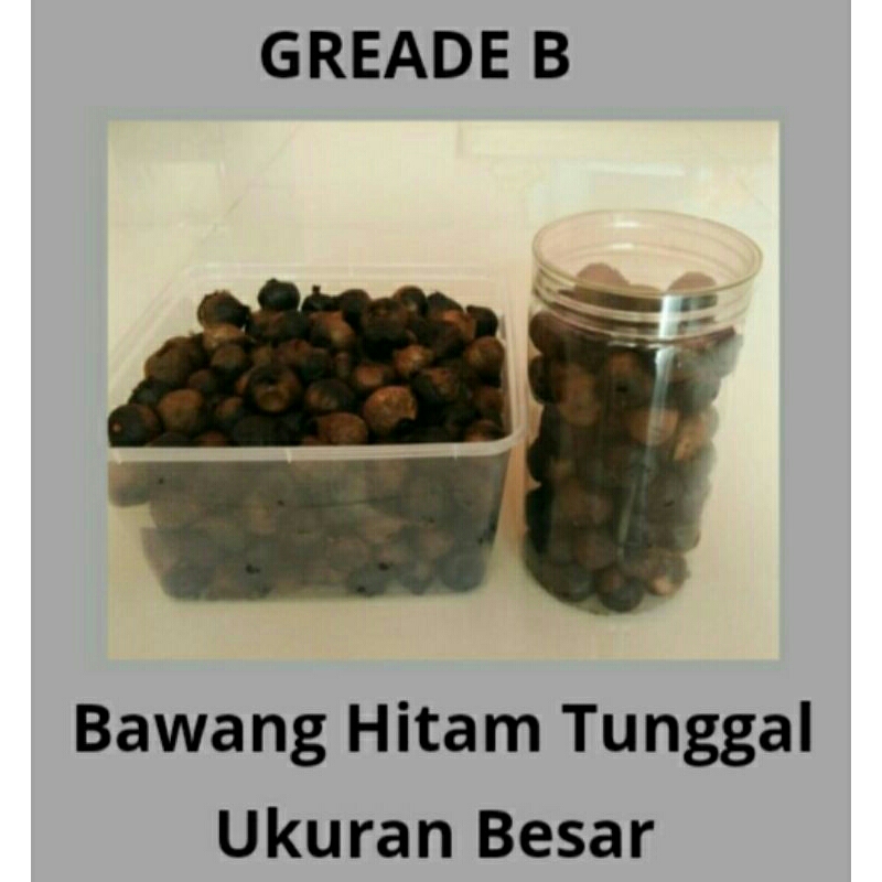 

Bawang Hitam Tunggal Lanang / Black Garlic 500gr