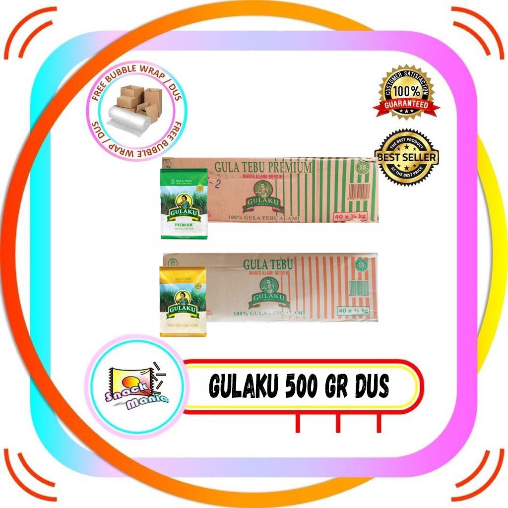 

Gulaku Gula Tebu Premium Hijau 500 gr x 40 pcs DUS