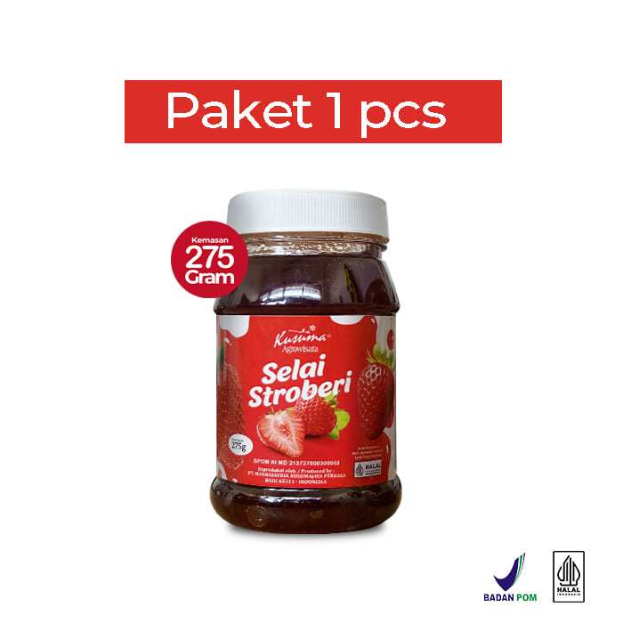 

Kusuma Agrowisata Selai Strawberry Jam 275 gr