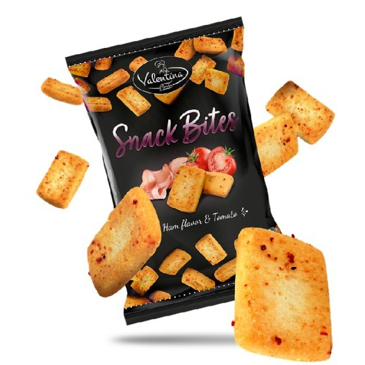 

Valentina Snack Bites Ham Flavour / Roti Bagelen 80 Gr