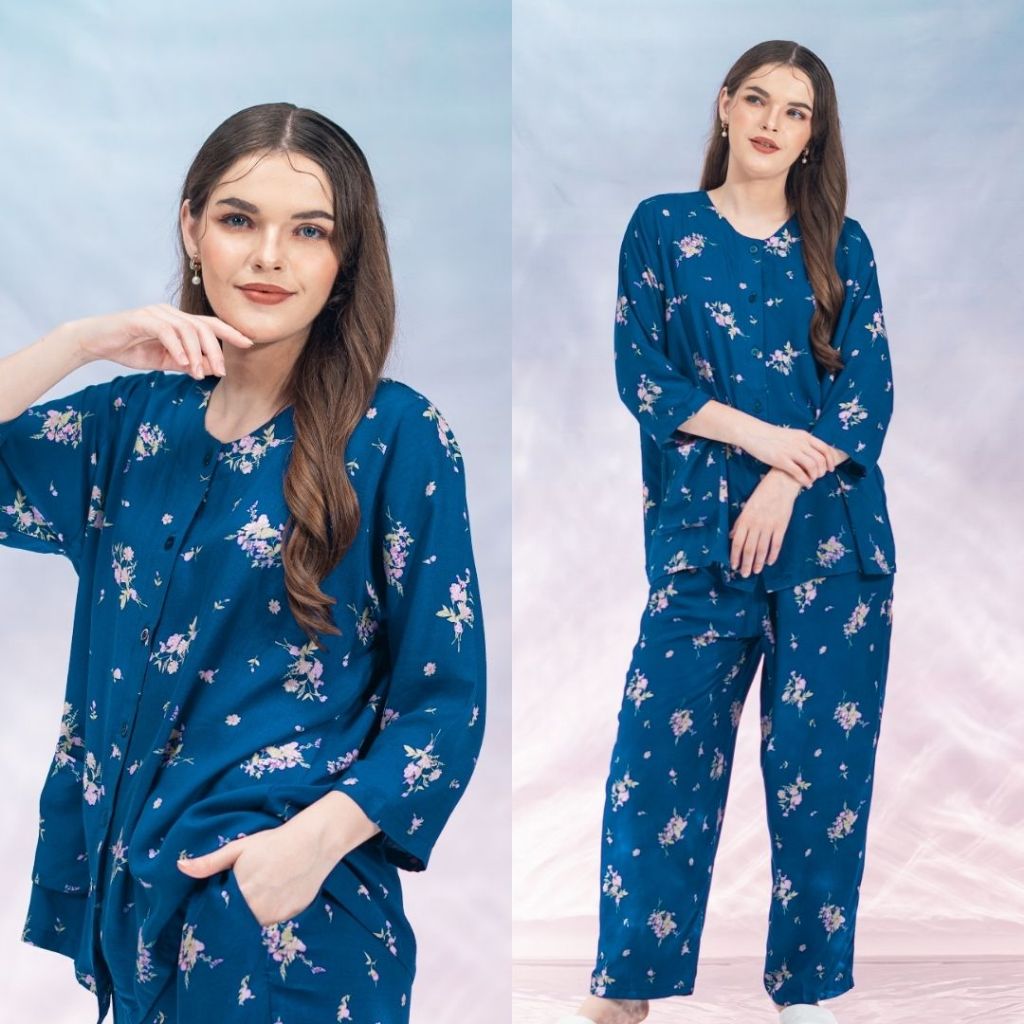 Oriana Sleepwear Piyama Zalia Memphis Line Series