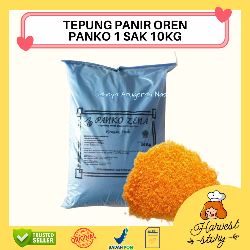 

TEPUNG PANIR PANKO MIX 10KG / PANIR OREN PUTIH 10KG / TEPUNG PANIR CAMPUR 1 ZAK