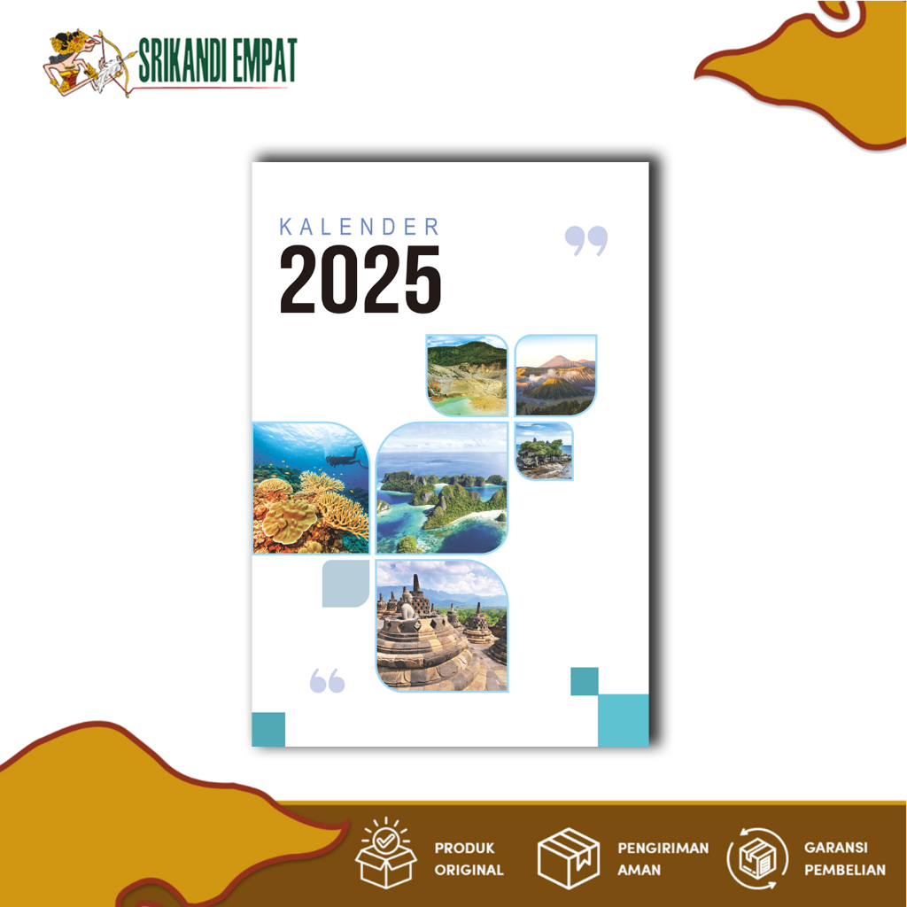 

Kalender Dinding 2025 - Desain Eksklusif Destinasi Wisata Indonesia