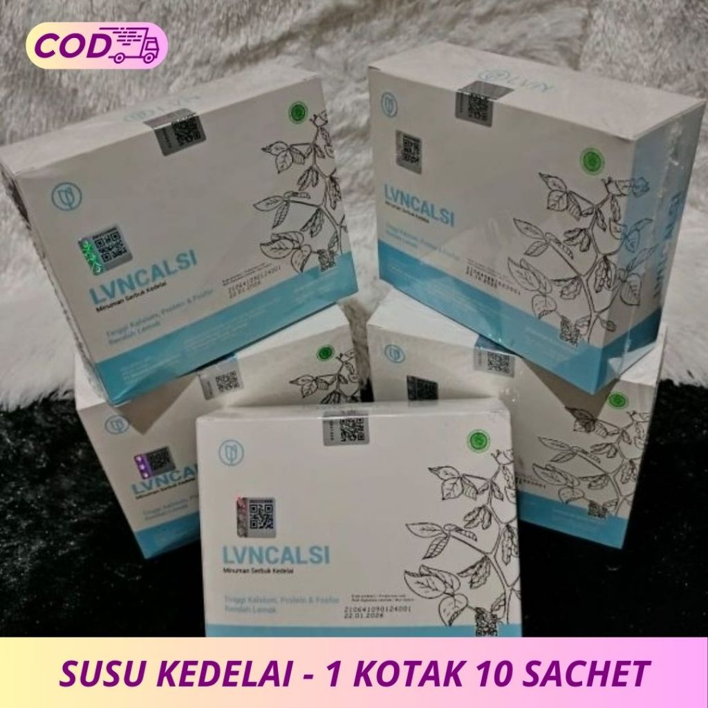 

Calsi - Susu Kedelai - Susu Bubuk - Minuman Susu Bubuk - 1 Kotak 10 Sachet - Callcium