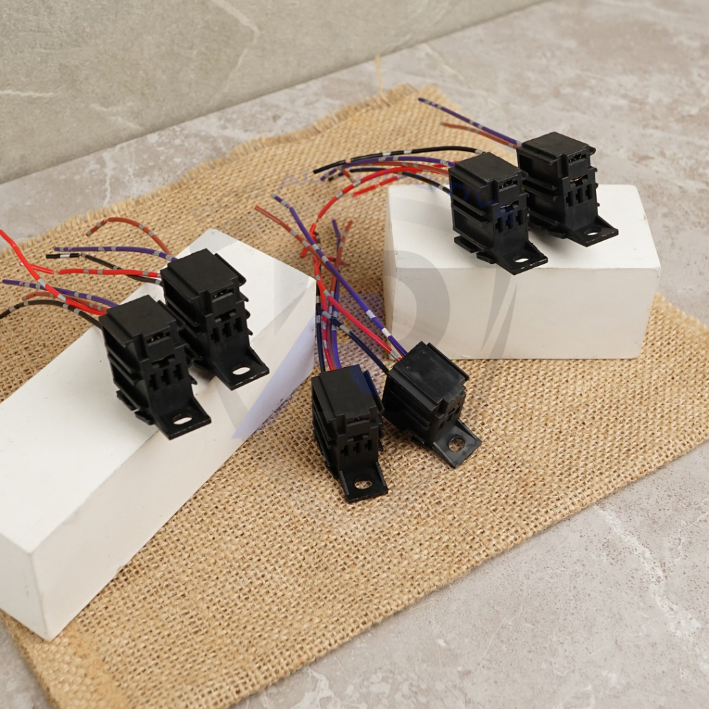 Socket Cable Relay Denso / Soket Kabel Relay / Rumah Relay Denso Kaki 4 Pin Bangku Gandeng 4 Kabel