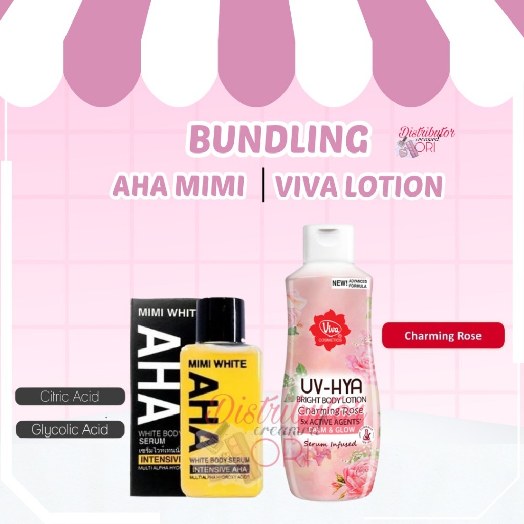 BUNDLING MIMI AHA WHITE VIVA LOTION