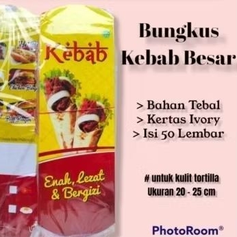 

bungkus kebab besar