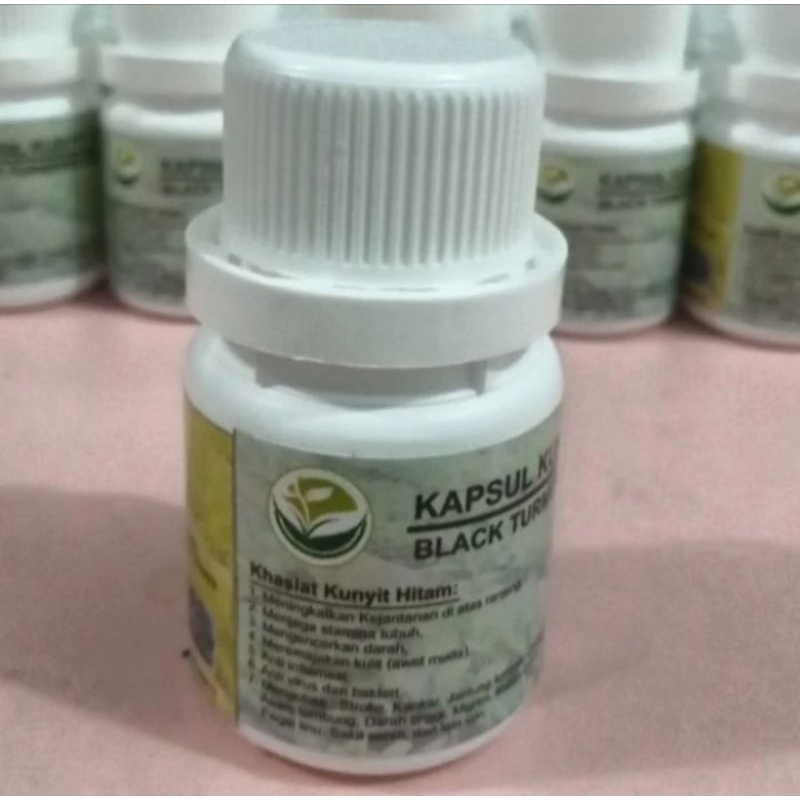 Kapsul Kunyit Hitam isi 50 100% Original