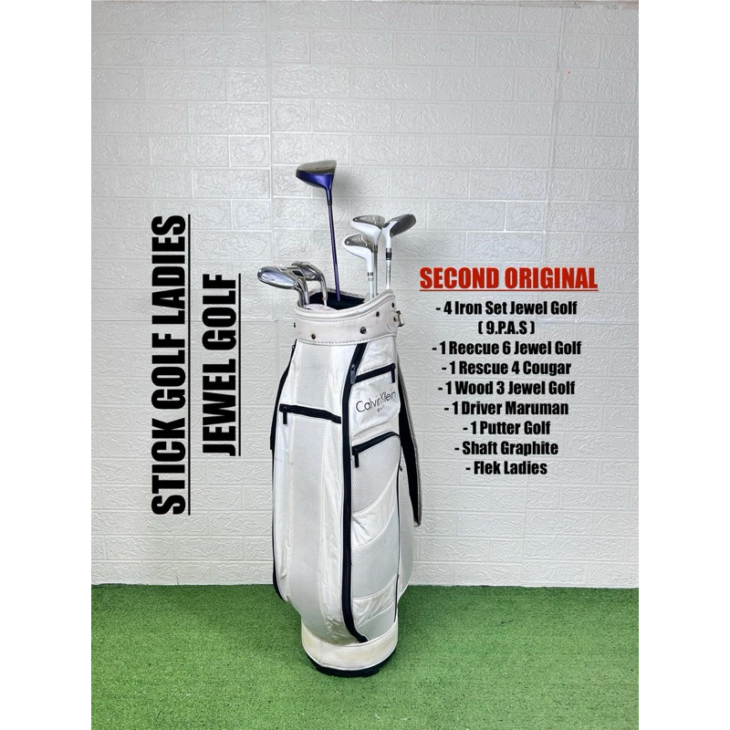 Set Stick Golf Ladies Jewel Golf Set Second Original Fullset Bag Golf