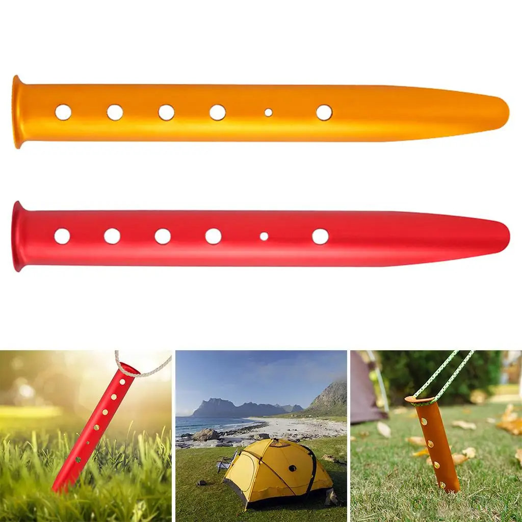 30cm Pasak Alloy Tenda Pasak Pantai Aluminium Alloy Pasak Tenda Camping Mendaki Hiking Pasak Pasir P