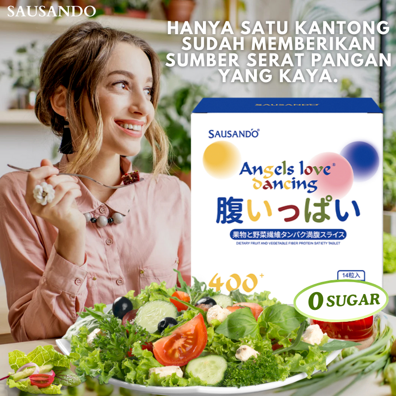 ✅ SAUSANDO✅ Tablet Pengganti Makanan Serat Diet Buatan Jepang Pil Obat Diet Obat Pelangsing