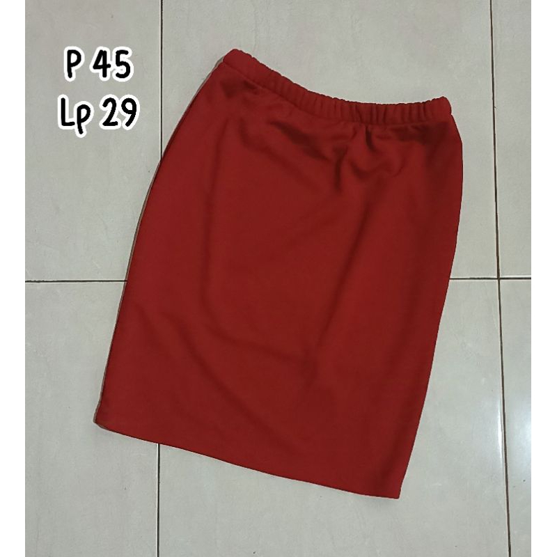 [PRE❤] - rok pink fanta fuschia wanita pinggang karet rok span rok mini rok formal santai jalan bawa