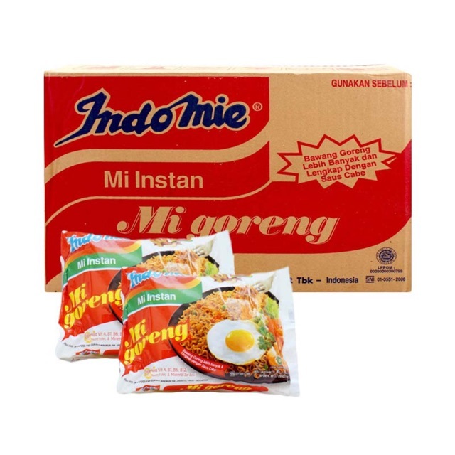 

Indomie Goreng ( 1 dus isi 40 )