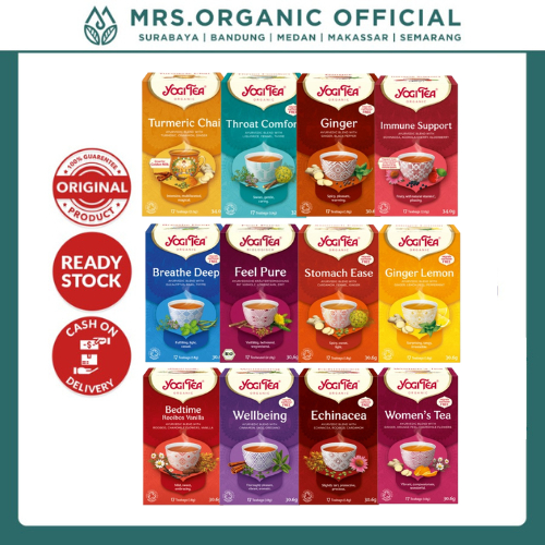 

Teh Herbal Kesehatan Imun Organik Yogi Tea - Minuman Sehat