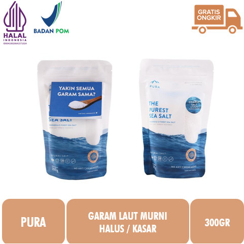 

Pura Garam Laut Alami Murni / Pure Natural Sea Salt 300gr