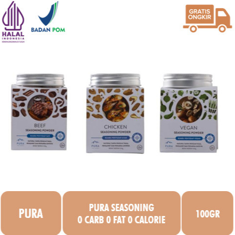

Pura Seasoning With Himalayan Salt NO MSG 100gr