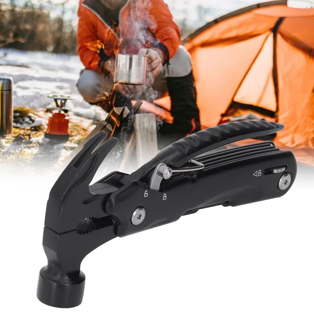 PALU MULTIFUNGSI/Palu Tang Lipat Multifunctional Axe Hammer Survival Tools/alat multifungsi/palu mul