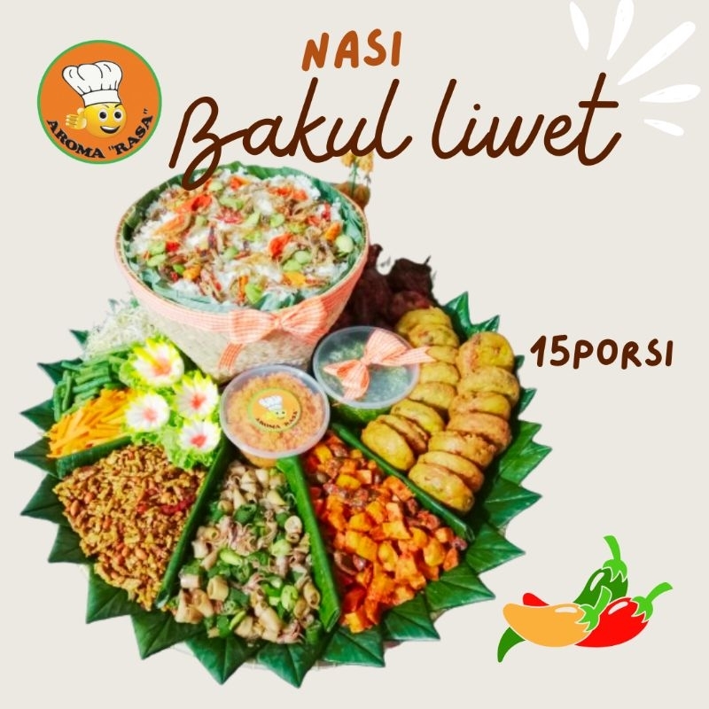 

Bakul liwet/Bakul nasi liwet/Bakul sunda/Nasi bakul liwet 15 porsi