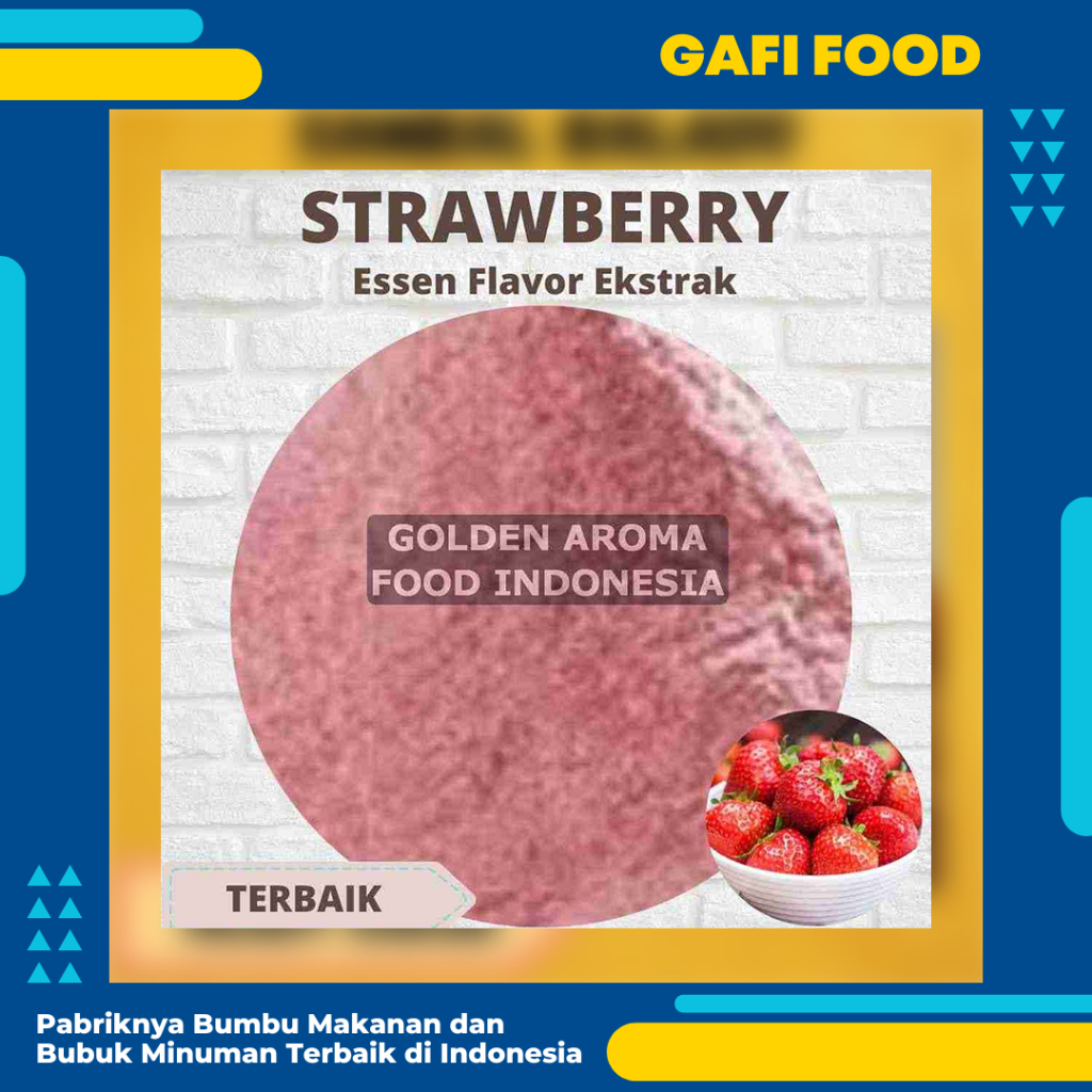 

Bubuk Strawberry 500gr Pure EFE Essence Flavour Ekstrak 1/2 kg Strawberry Essen Flavor
