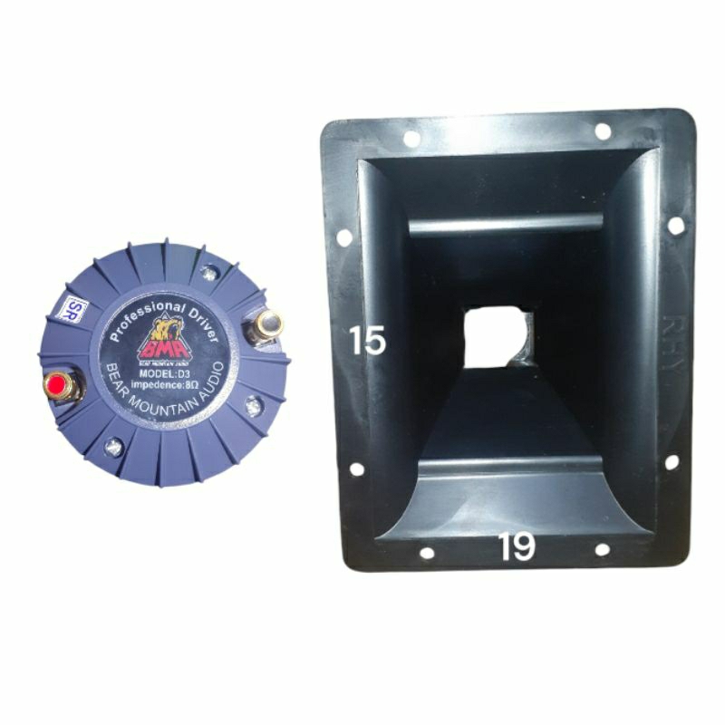 Tweeter BMA D3 500 Watt Plus Corong Plastik 15x19