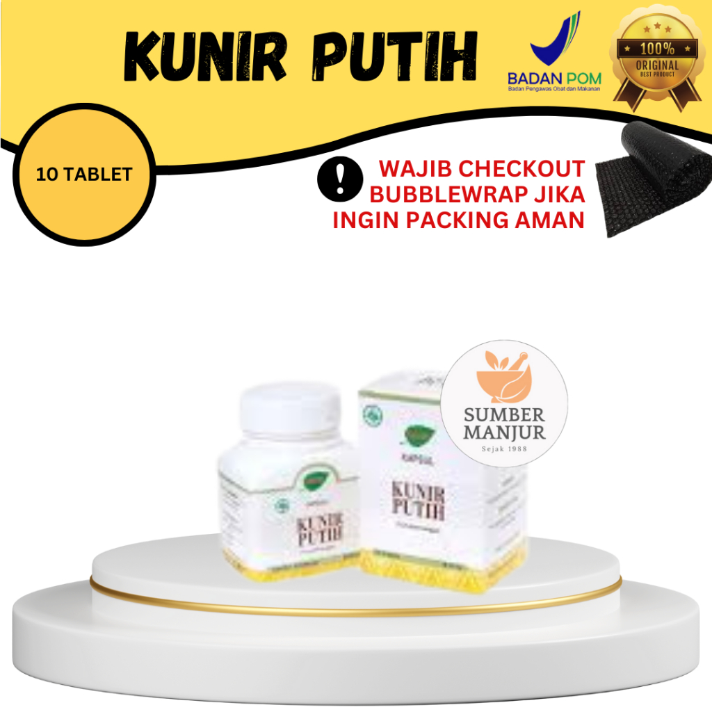 JAMU IBOE KUNIR PUTIH HERBAL 30 KAPSUL
