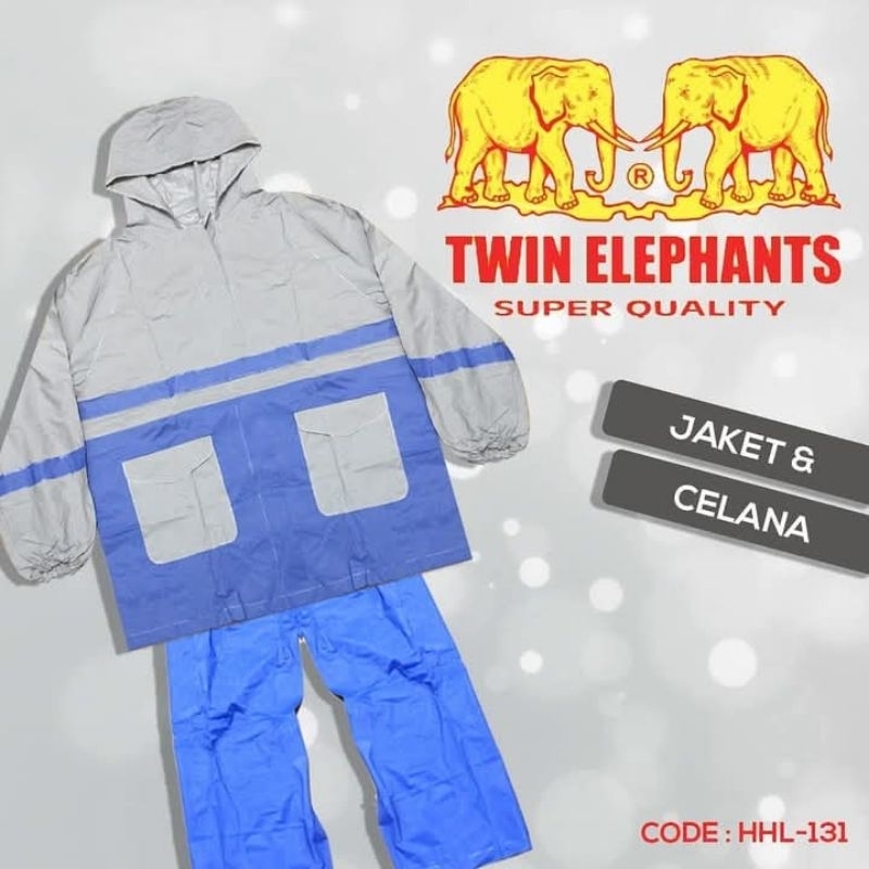 Mantel Hujan  Elephant Brand Gajah Jaket Celana