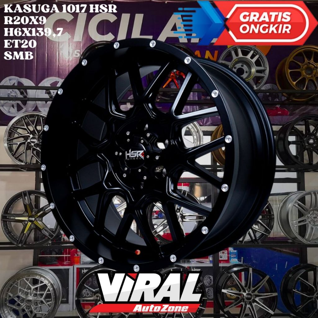 Velg Mobil PAJERO , EVEREST , FORTUNER ,TRAILBLAZER , HSR KASUGA RING 20 R20