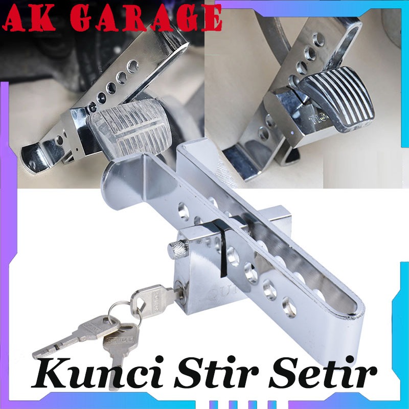 Kunci Stir Setir Kunci Pedal Mobil Anti Maling Leiqi Original Kunci Pengaman Pedal Mobil