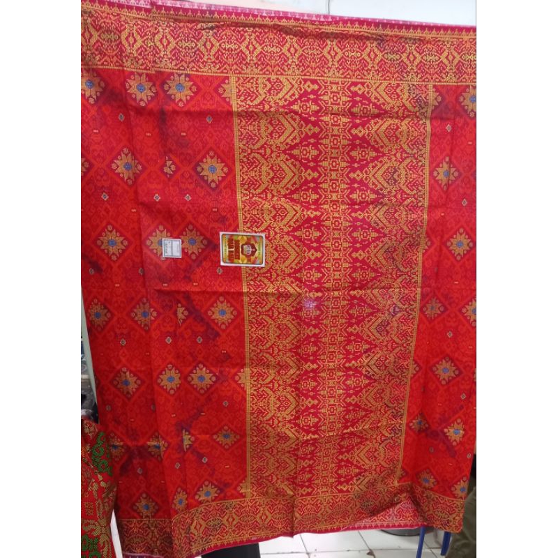 sarung songket palembang sarung prada motif songket BELUM DIJAHIT