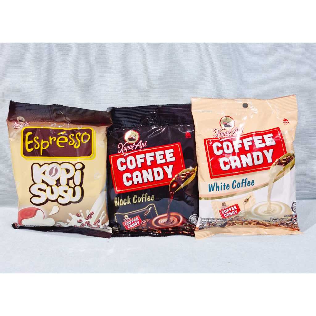 

Kapal Api Coffee Candy / White Coffee / Espresso Kopi Susu (Isi 50 Pcs)