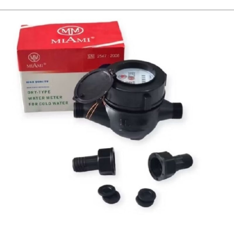 Meteran air PDAM 1/2 PVC SNI MIAMI IMD