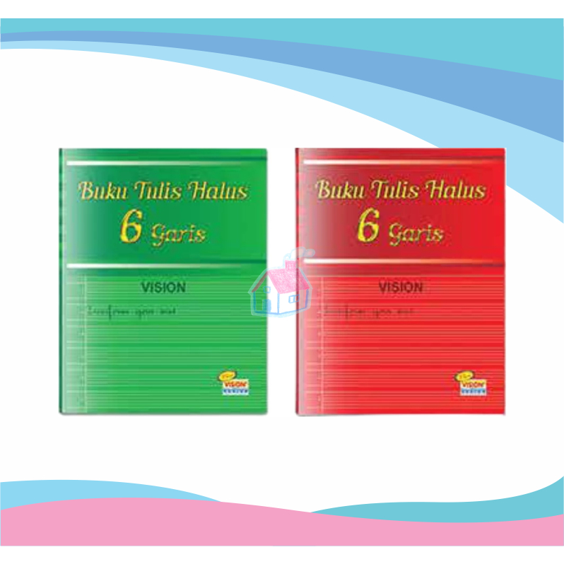 

(1 Pcs) Buku Tulis Halus Garis 6 New Vision 38 | sikiki store