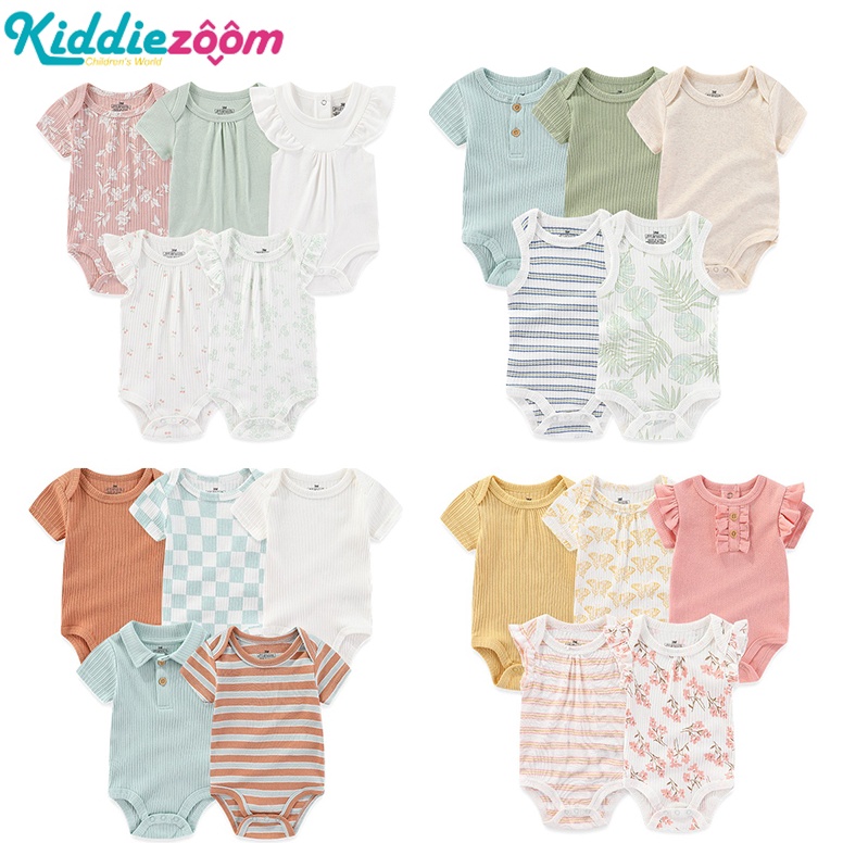 KODE D27U Pakaian Bayi Baru Lahir Set 5 Potong Babi Wanita Pakaian Tepat Bayi Baju Bayi Perempuan 12