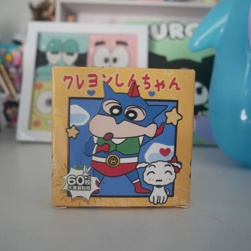 

[Hitamii Toys] Sticker Sinchan 60pcs Dekorasi Jurnal Lucu