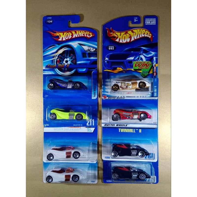 Hotwheels Twin Mill II blue card