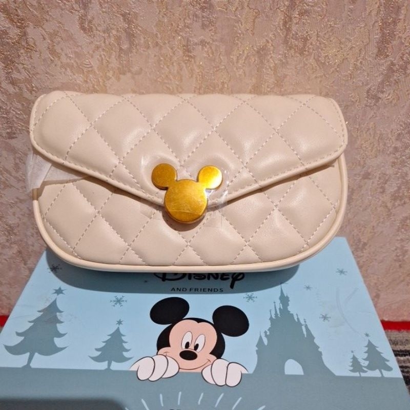 Tas Disney ori putih Bw new