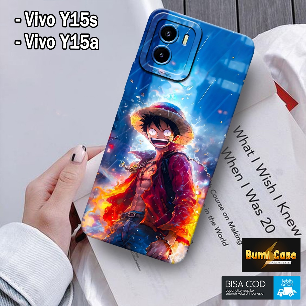 Bumi Case Vivo Y15s / Y15A - Fashion Case Anime - Softcase Pro Camera Vivo Y15s / Y15A - Casing Hp V