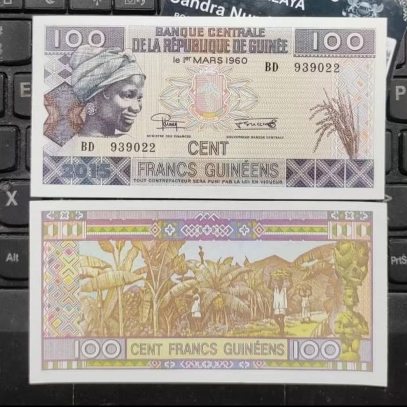 Koleksi Mancanegara Guinee 100 Cent Francs