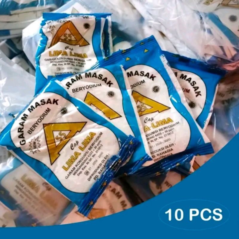 

10 Pcs Garam Masak Kemasan 100g / Bahan Makanan / Murah Meriah